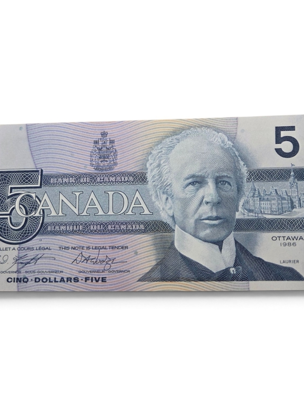 Canadian 1986 $5 from the "Birds of Canada" series